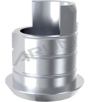 ARUM EXTERNAL TI BASE SHORT TYPE NON-ENGAGING Compatible With<span> Zimmer® Spline 3.25</span>